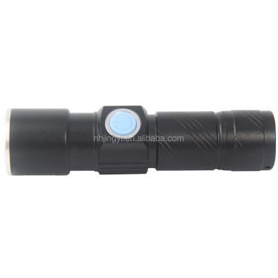 China Hot Selling Industrial Porcelain Zoom LED Flashlight T6 300 Lumen Mini Aluminum Torch for sale