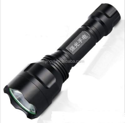 China 10W Zoom Camping 1100 Lumen Waterproof Aluminum Dimmable Led Hunting Flashlight for sale