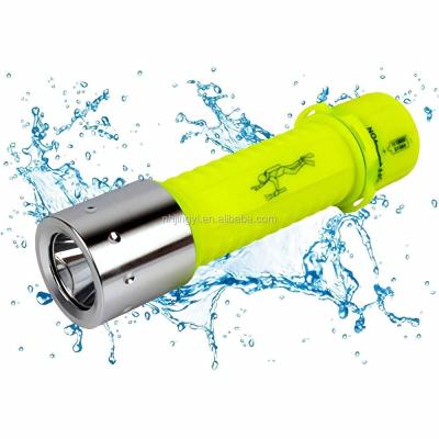 China Emergency High Power Underwater Waterproof IP68 Torch Led Flashlight Diving Light for sale