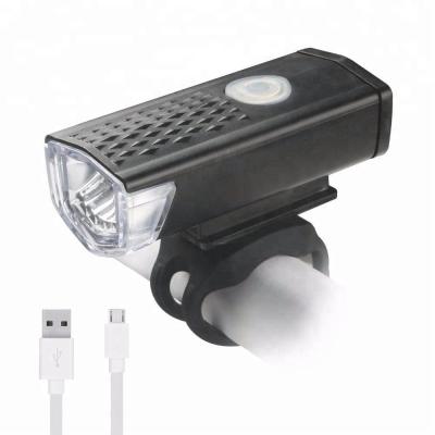 China High Power Waterproof 300 Lumen Bike 3 Molds 3W Front Rechargeable Led Bicycle Lights for sale