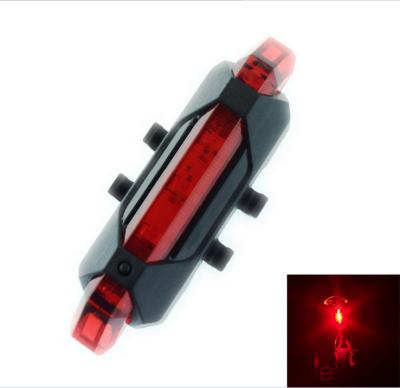 China Night Riding Bicycle Tail Lights Waterproof USB Rechargeable Changing Rear Bicycle Lights Color for sale