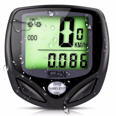 China Outdoor wireless speed computer tachometer bicycle bicycle sunding odometer for sale