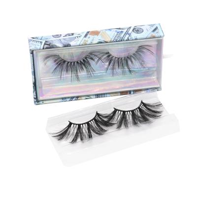 China Thick Natural Lashes Set Make Up Full Strip Eyelash 3D Mink Lashes Fluffy Lashes Full Strip Eyelash Faux Mink Eyelashes for sale