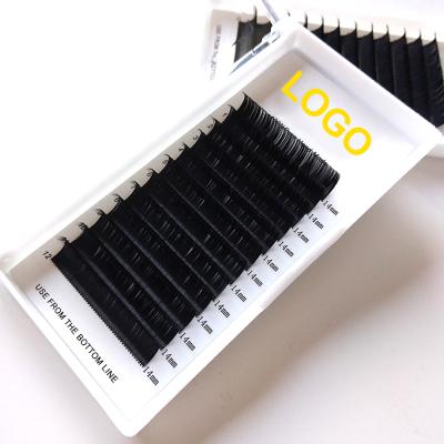 China Hot Selling Supplies Sensitive Mink Volume Individual Eyelash Extension Private Label Eyelash Extensions for sale