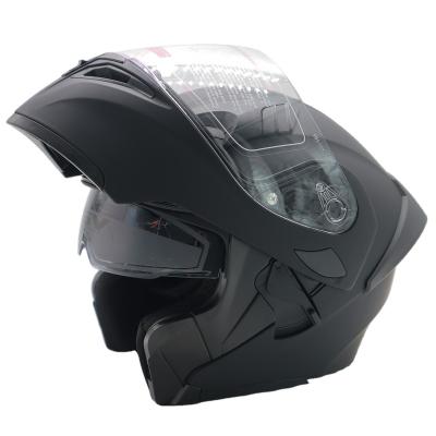 China 2021 New ABS Design DOT Certification Flip Up Double Helmet Visor Motorcycle Helmet CH-101-1 for sale