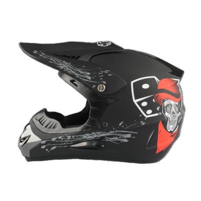 China Retro Fashion Motorcycle Full Face Helmets Off Road Fiberglass Shell Moto Color for sale