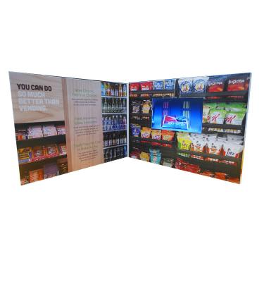 China China 5Inch LCD Brochure Tablet Book Carta Video Map With LCD Screen for sale