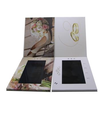 China China 5 Inch Digital Business Card Wedding Party Invitation LCD Display for sale