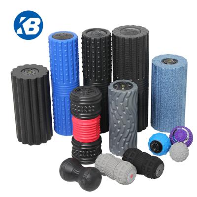 China 2021 New Design High Density Custom Made EPP LED Display Electric Yoga Fitness Vibrating Foam Roller for sale