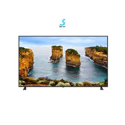 China 75 inch android tv 75 inch home 4k smart custom flat screen 3d hd tvs hotel office bathroom smart tv supplier for sale