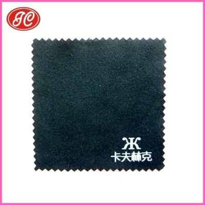 China Viable Custom Jewelry Polishing Cloth With Logo Printed In Microfiber Suede Cloth for sale