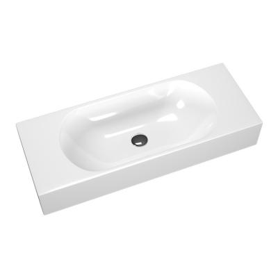 China New Design Sanitary Ware Countertops Ceramic Marble Color Small Wash Basin Porcelain Bathroom Sinks Polished for sale