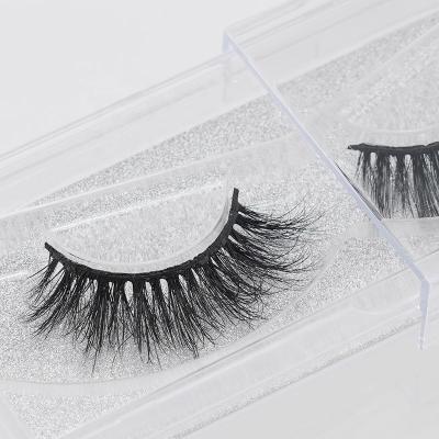 China 100% Real Natural Soft Wholesale Siberian Mink Lashes 3d Mink Fur Lashes for sale