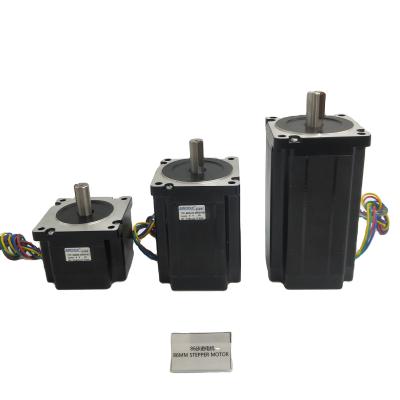 China Machinery industry factory price 1.8 degree NEMA 34 2 phase 8.5 n.m. 6A stepper motor with diameter 86mm for machinery industry for sale