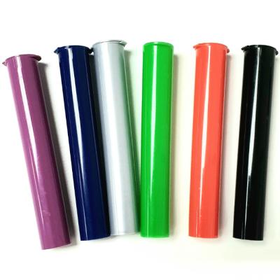 China Personal Care Multi Color Squeeze To Open 116mm Child Proof Plastic Airtight Pre Smell Resistant Roll Tube for sale