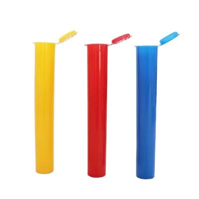 China Colorful Personal Care Kid Pre Roll Heavy Duty Packaging Plastic Tube With Cr Lids for sale