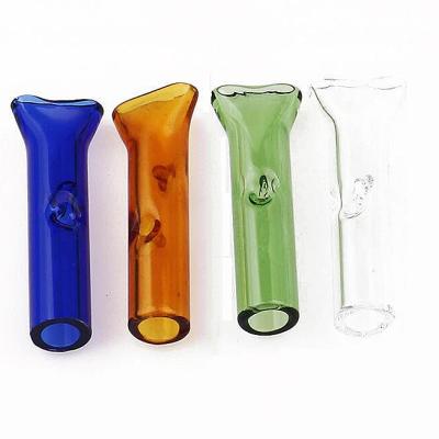 China Custom Personal Care Filter Tips Logo Glass Rolling Paper Glass Tips for sale