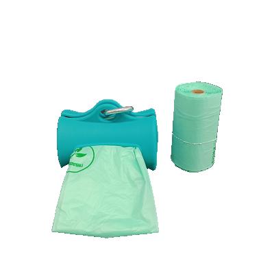 China Hot Selling Eco-friendly 100% Pet Amazon Pet Poop Bag Garment Bag Eco-friendly Compostable Biodegradable Vest Bag Pack T-shirt Bag for sale