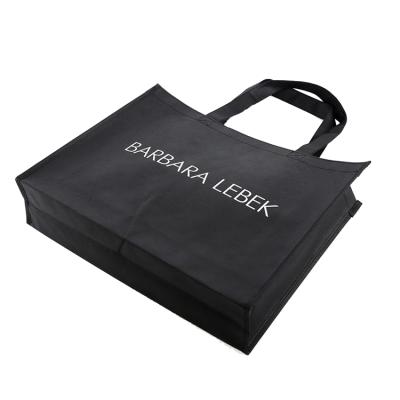 China Custom Printing Recyclable Promotional Gift Fashion Tote Nonwoven Shopping Bag for sale