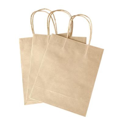 China Biodegradable Custom Printed Recyclable Kraft Paper Bag With Your Own Logo for sale