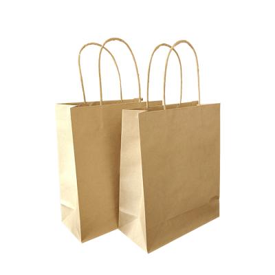 China Custom Biodegradable Custom Printed Restaurant Food Delivery Take Out Tote Bag Design Your Own Logo Flat Handle for sale