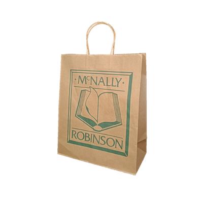 China Biodegradable Custom Kraft Paper Bag Recycled Brown Paper Bag With Logo Printed Kraft Paper Bag for sale