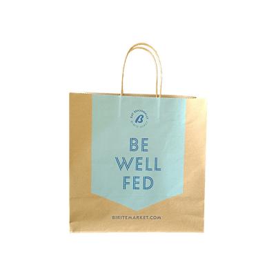 China High Quality Biodegradable Kraft Paper Bag Biodegradable Kraft Paper Shopping Bag for sale