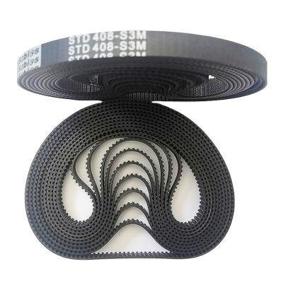 China Good Flexibility HTD 3M 5M 8M 14M S8M GT2 GT3 / PU Industrial Rubber Customized Durable Timing Belt for sale