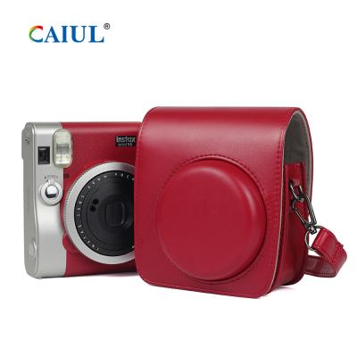 China Mini Neo Fancy Fujifilm Instax 90's Classic High Grade PU Design Instant Single Shoulder Photo Camera Bag for sale