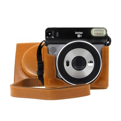 China Exclusive Vintage Design Caiul Design Fujifilm Instax SQ6 Vintage Camera Case for sale