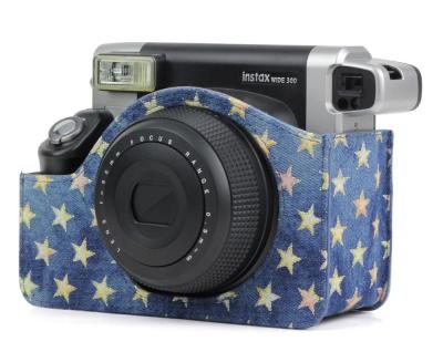 China New Design Comfortable Jeans Shoulder Bag For Fujifilm Instax Wide 210 Camera Bag for sale