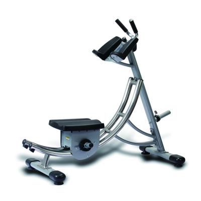 China Lazy Gym Equipment Lazy Coaster Stainless Steel Track Man Ab Exercise Abdominal Crunch Machine for sale