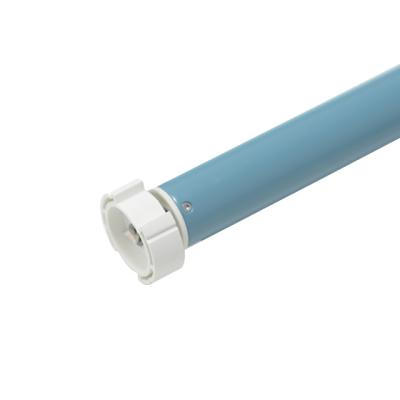 China Yooksmart CREATIVE wiring tube motor roller blue blind WIFI 5G smart electric lifting lampshades for sale