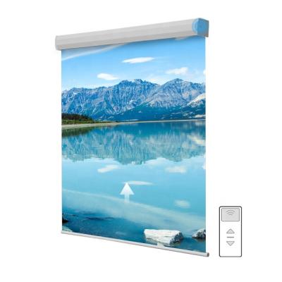 China Yooksmart CLASSIC Motorized Window Shades Roller Blinds Customized Printing For Smart Home for sale