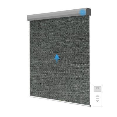 China CLASSIC Electric Motorized Roller Shades Three Layer Blackout Fabric for sale