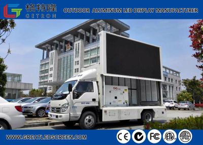 China Weatherproof 1R1G1B Led Mobile Screen Truck Advertisement Wide View Angle for sale