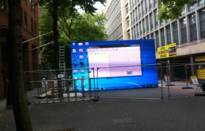 China Energy Saving Stage Flexible LED Display Panels / SMD p6 Outdoor LED Screen for sale