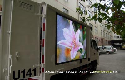 China High Brightness Truck Mounted Led Display / Ledscreen Light Weight for sale