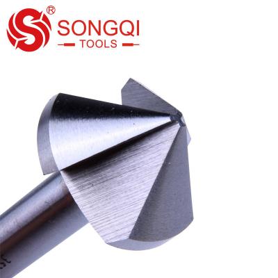 China For Metal Countersunk Screws and Fasteners SongQi HSS Countersink Drill Bits Stainless Metal Drill Bits for Chamfering and Deburring Surface for sale