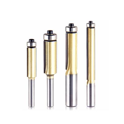 China Solid Wood Board SongQi Carbide Milling Cutter Woodworking Router Bit With Supporting Flush Balance For Model/Wood Particle Board/MDF for sale