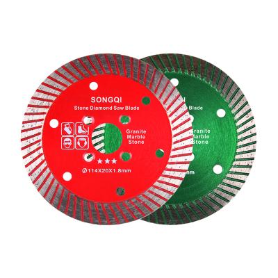 China Cutting effect songqi 4 inch diamond saw blade for stone concrete for sale