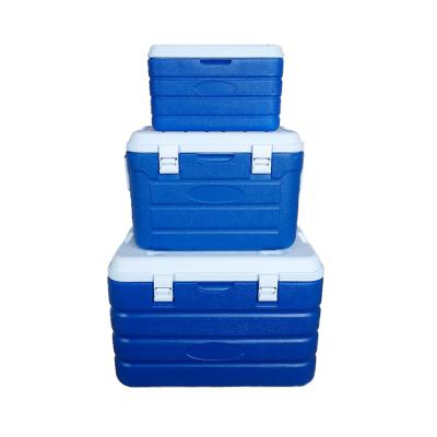 China Cool Food Beer Cold Storage Ice Chest Box 10L 30L 60L 3PCS Insulated PU Foam Insulation Cooler Combo Set for sale