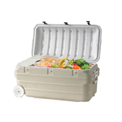 China Large Cooler 160L 170L 180L Table Waterproof Plastic Outdoor Fishing Ice Cooler Box for sale