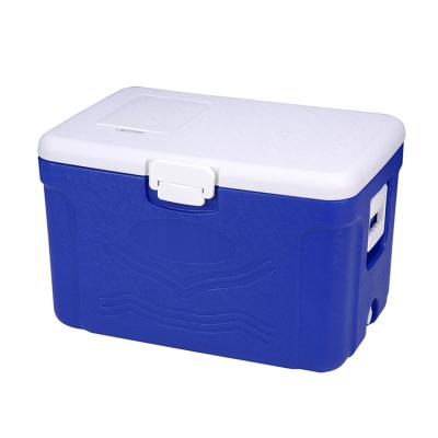 China 50L Insulation Food Container Transport Cold Chest Insulated Plastic Cooler Box for sale