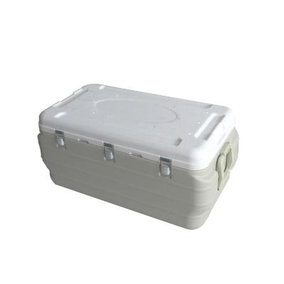 China Insulated Picnics Beach Parties Camping Use Plastic Cooler Boxes To Carry 170L Big Large Fish Bin Cooler Box for sale