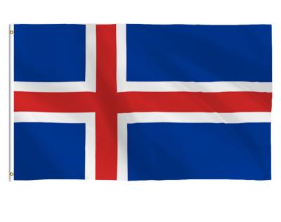 China Custom Country Iceland Flag Sporting Event Banner National Flag for sale