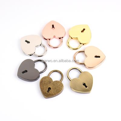 China High Quality Wedding Gift Karwo Heart Shape Lock, Custom Various Color Metal Padlock With Key for sale