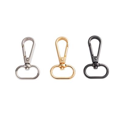 China Handbag Accessories 20mm Customized Adjustable Buckle For Handbags Metal Swivel Key Chain Snap Hook for sale