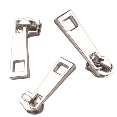 China Wholesale Custom Garment Fashion Metal Zipper Slider Zipper Puller For Garment for sale