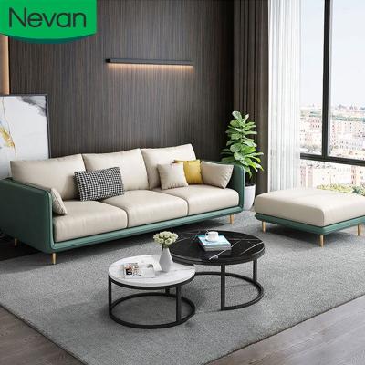 China Latest design high quality modern simple fabric adjustable living room set green italian nordic (high waist) designer sofa for sale